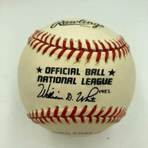 ג'רום וולטון חתם על חתימה בבייסבול של הליגה הלאומית הרשמית - בייסבול חתימה