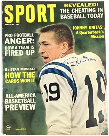 ג ' וני יוניטס חתם על מגזין ספורט 1965