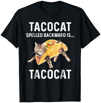 טאקוקט כוסמין לאחור הוא טאקוקט / אהבת חתול וטאקו חולצה