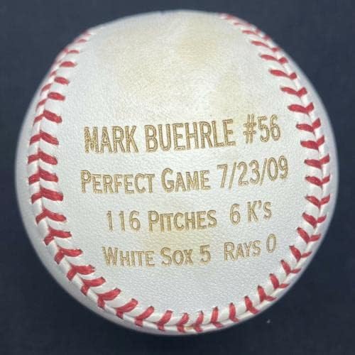 מארק Buehrle PG 7-23-09 חתום בייסבול MLB HOLO-כדורי חתימה