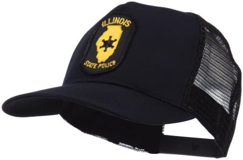 E4Hats.com ארהב ארהב כובע טלאי רקום משטרת מדינת מזרח