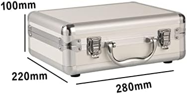 מכשיר מזוודה נייד אחסון ביתי אחסון חותם קופסת קופסת אלומיניום שקיות סגסוגת ציוד מצלמה ארגז כלים
