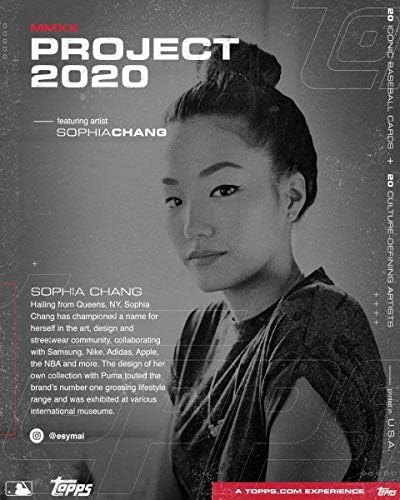 פרויקט Topps 2020 כרטיס בייסבול 62 2001 איצ'ירו סוזוקי מאת סופיה צ'אנג - רק 6,207 תוצרת!