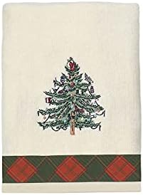 Spode - מגבת יד, מגבת כותנה רכה וסופגת, עיצוב חג המולד