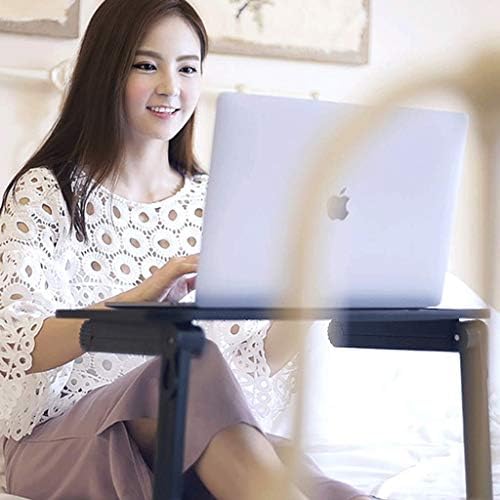 מחשב נייד מתקפל Zhaolei שולחן כתיבה, שולחן מחשב נייד נייד - גובה וזווית מתכווננת עמדת מחברת, ארוחת בוקר