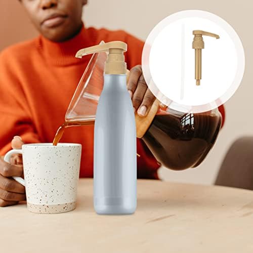 מתקן קפה מתקן סבון מטבח החלפת משאבה: רוטב צדפות בקבוק זרבובית משאבת משאבת ראש סירופ מזרק לחץ זרבוב