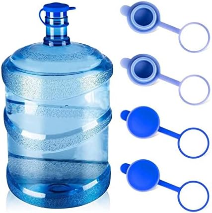 כובע קנקן מים של 5 ליטר, סיליקון בטיחות מים בקבוק בקבוק החלפת מכסה בקבוקי מים כיסוי בקבוק מים