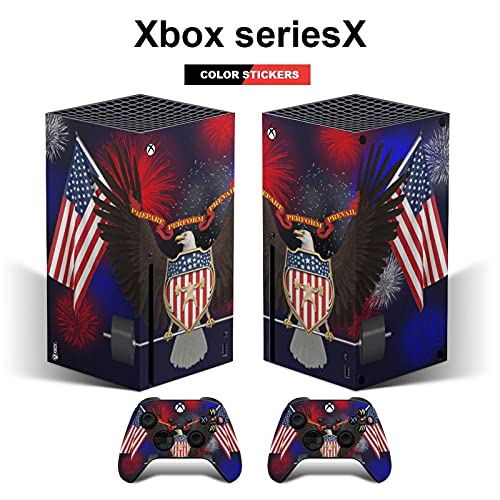 דגל אמריקאי נשר 1 Xbox Series Console ו- Controller Skins