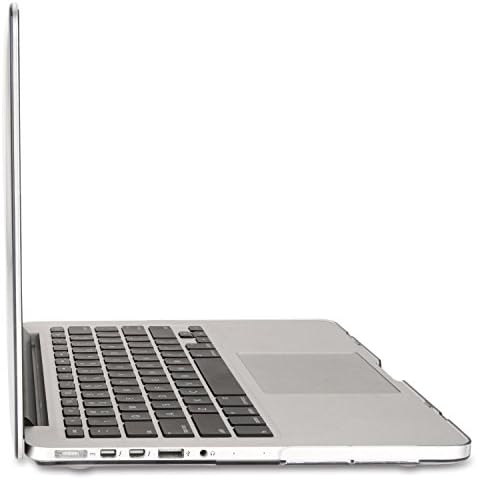 מארז Mosiso תואם רק ל- MacBook Pro 15 אינץ 'עם תצוגת רשתית, כיסוי מארז פגזים קשיח מפלסטיק, Crystal ברור