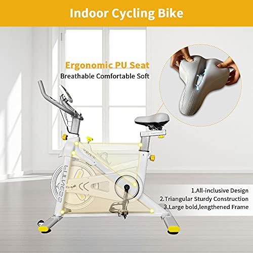 אופניים להתנגדות מגנטית אופניים, עם צג LCD, קיבולת משקל 330 קילוגרמים שקטה בשקט, אופניים מקורה אופניים נייחים