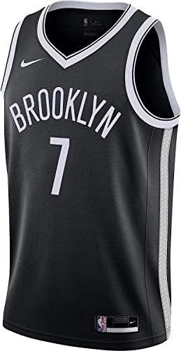 נייקי קווין דוראנט ברוקלין נטס NBA נוער נוער 8-20 מהדורת אייקון שחור סווינגמן ג'רזי