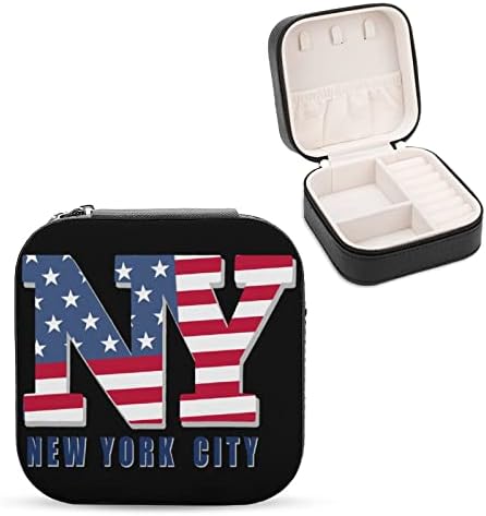 מארז אחסון קופסאות תכשיטים בעיר ניו יורק לשרשראות עגילי טבעות מארגן תצוגה מצחיק
