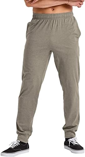 מקורי הגברים המקוריים של האנס תלת-תערובת, מכנסי טרנינג קלים עם כיסים לגברים, 30
