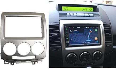 כפול 2 דין רכב רדיו פאשיה עבור פורד אני-מקס 2007 + מאזדה 5 פרמייסי 2005 + אודיו סטריאו פנל לקצץ ערכת מסגרת