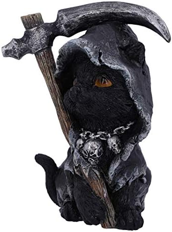 Nemesis עכשיו עמארה עגרית פסלון חתול חתול חתול, שחור, 10.2 סמ