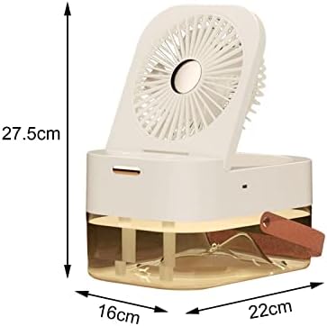 Baoblaze שולחני שולחן עבודה מאוורר אדים מיני מזגן נייד 2.5L קיבולת גדולה קיבולת אוויר שקט קירור אוויר קירור