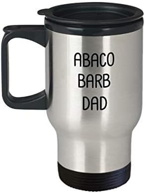 Abaco Barb Dad 14oz ספל נסיעות מבודד חידוש מצחיק רעיונות למתנה לחובבי סוסים לבעלים גברים נשים ילדים בנים
