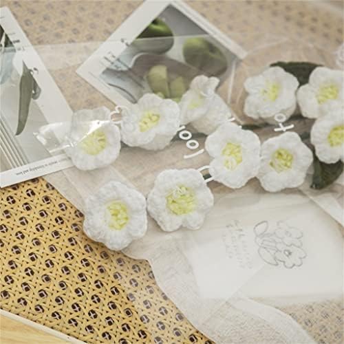 רנסלאט 10 יח ' חבילה יד סרוג חוט סרוגה שושן של עמק פרחים מלאכותיים זר עבור בית תפאורה גן