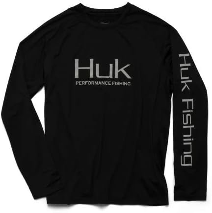 המרדף של Huk Mens Pursed שרוול ארוך 30 חולצת דיג Upf