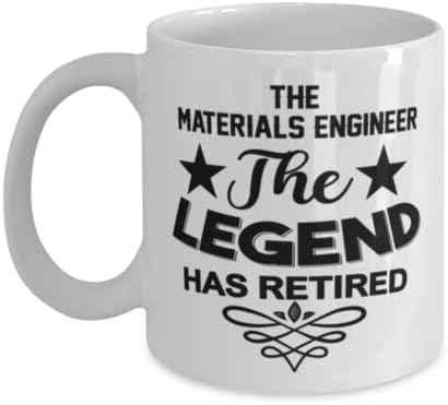 חומרים מהנדס ספל, האגדה יש בדימוס, חידוש ייחודי מתנת רעיונות עבור חומרים מהנדס, קפה ספל תה כוס לבן