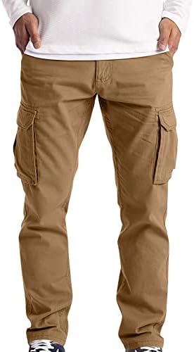 מכנסי CAMO מכנסיים פעמון מכנסיים תחתונים לגברים אופנה רופפת מכנסי כיס נאים מכנסיים מסווגים מכנסיים