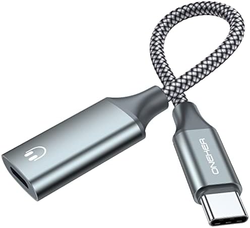 USB-C לתאורת כבל מתאם שמע, USB סוג C זכר עד תאורת אוזניות נשי ממיר כבלים תואם ל- iPad Pro 2021 MacBook Samsung