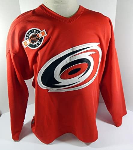קרולינה הוריקנים דייוויד טנאבה משחק נעשה שימוש באדום תרגול ג'רזי 56 DP34806 - משחק השתמשו ב- NHL גופיות