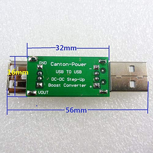 USB DC 5V עד 9V 12V 15V Step-Up Boost Boost Gover Converter מודול אספקת חשמל עבור Goip Voip