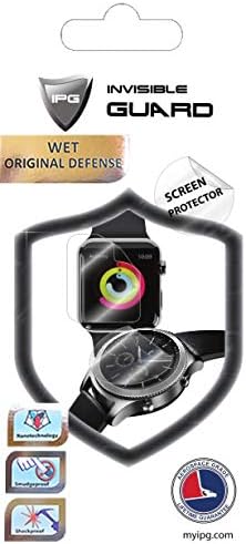 IPG עבור אוניברסלי שעון עגול מגן מסך מגן הידרוג'ל בועת בועת חינם אנטי-סקרט הגנה בלתי נראית טובה לשעון