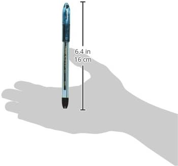 Pentel Razzle Dazzel ™ R.S.V.P.® עט כדורי, נקודה בינונית, חבית כחולה, דיו שחור קטגוריה: עטים למקל