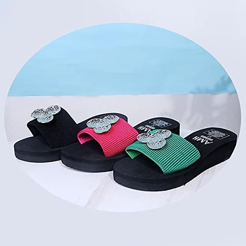 Waberce Womens Slippers רוחב רחב גודל 9 אופנת קיץ חדשה לנשים נעלי סחר חוץ סחר חוץ נעלי בית נעלי