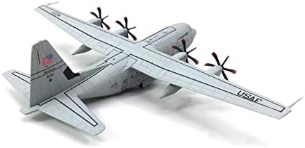 1/200 בקנה מידה חיל האוויר האמריקאי ג-130 הרקולס מטוסי תחבורה דגם סגסוגת דגם דייקאסט מטוס דגם עבור