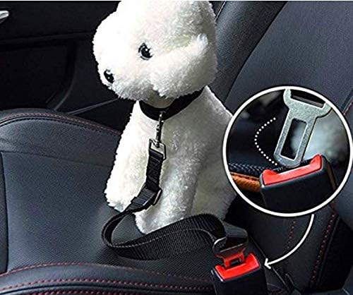חגורת בטיחות כלב, חגורת בטיחות מתכוונן בטיחות מוביל לרתום עבור מאדר כלב חתול רכב
