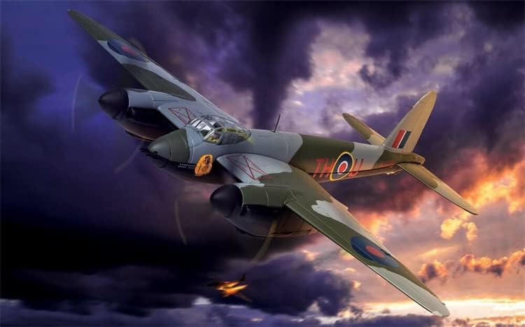יתוש קורגי דה-הווילנד FB.VI סגן 1 ג ' יימס פורסט לו לומה, טייסת 418 של חיל האוויר המלכותי הקנדי,