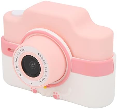 מצלמת צעצוע אנטית, חמוד DC 5.0V-1A מצלמת ילדים 48MP בהגדרה גבוהה ABS + סיליקון למתנה