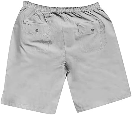 מכנסיים קצרים של ZDFER לגברים בחוץ מכנסיים קצרים מזדמנים אימון כותנה מכנסיים קצרים חוף מכנס
