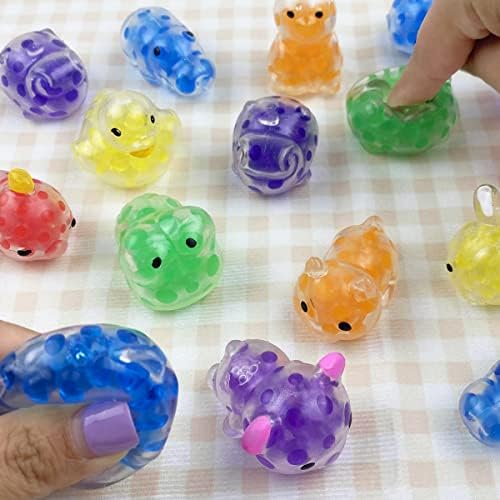 ג ' ופן 36 יחידות כדורי מתח חושי עם חרוזי מים בעלי חיים צעצועי רטוב רטוב הפגת מתחים לסחוט כדורים לילדים