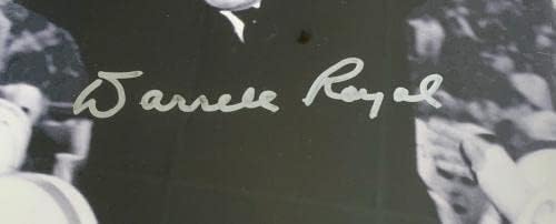 דארל רויאל חתום על 16x20 מסגרת חתימה ממוסגרת של Longhorns JSA - תמונות קולג 'עם חתימה
