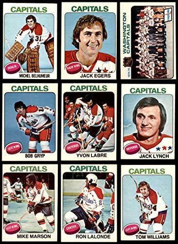 1975-76 O-PEE-CHEE WASTINGTON WASTINGTON SET WASTINGTON WASTINGTOMS-HOCKEY Ex Capitals-Hockey