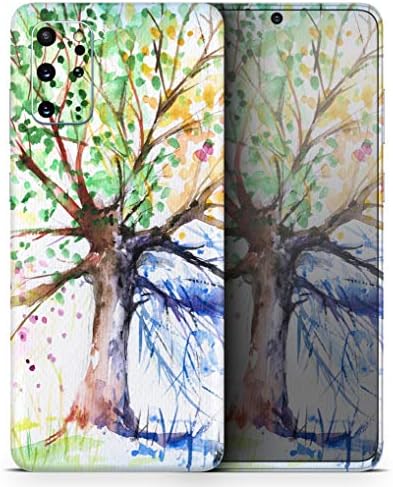 תכנן Skinz Stearz צבעי עץ vivid vivid מגן על דבק ויניל עוטף כיסוי עור תואם ל- Samsung Galaxy S20