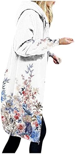 קפוצ'ונים מזדמנים לנשים קפוצ'ונים ארוכים טוניקה סווטשירטים מעילים אופנה בתוספת קפוצ'ון בגודל עם כיסים