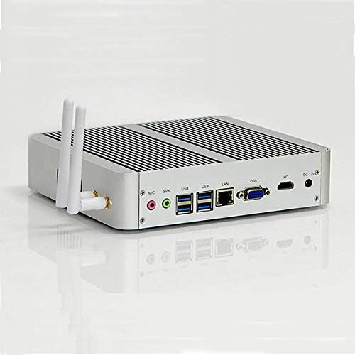 Kaby Lake I5 7200U PC תעשייתי, מחשב ללא מעריצים, Mini Box PC עם 4G RAM 128G SSD Rich IO: DP HDMI USB3.0 LAN