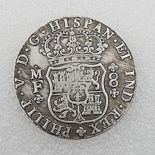 אתגר מטבע עתיק עבודות יד פורטוגל 1933 1937 1942 1948 פורטוגל 10$10 פגזים מטבע אוסף