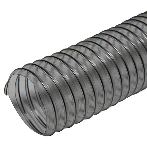 גומי CAL 01-W102-3.5-50 PVC צינור צינור חובה קליל, 3.5 ID x 50 ', נקה