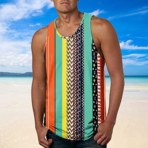 גופיות גופיות לגברים של ימוסרה אופנה בסגנון הוואי בסגנון חוף טנק ספורט גופית כושר גופית גופית