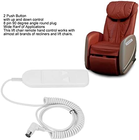 מעלית כיסא יד שליטה, מרחוק יד שליטה עם 2 כפתור 8 פין חיבור מעלית כיסאות כוח כורסת מכשיר מרחוק מעלית