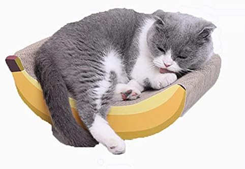 בננה גלי נייר חתול טחינת טופר לוח תרגול טפרי חתול משחק עמיד חתול ספה