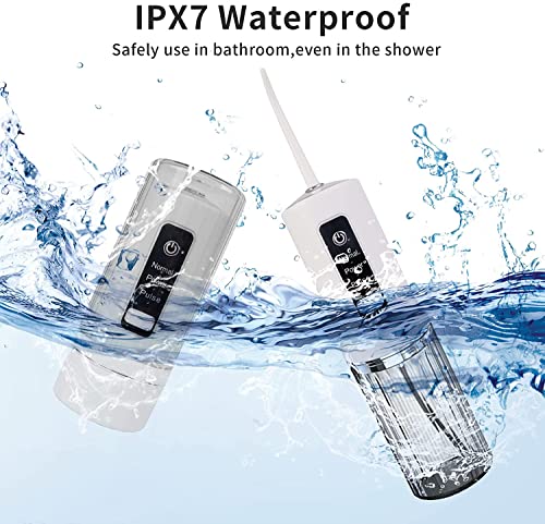 חוט מים ניידים לבריאות שיניים, מים אלחוטיים וחכמים בוחרים מנקה שיניים, נטענת ו- IPX7 השקיה אוראלית