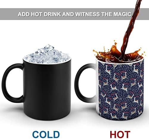 שמח איל יצירתי שינוי צבע קרמיקה קפה כוס חום שינוי ספל מצחיק עבור בית משרד