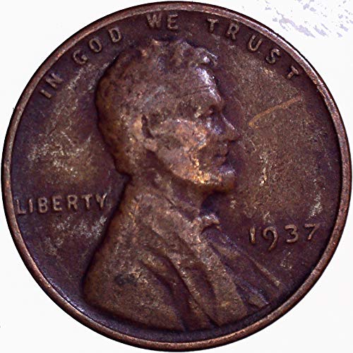 1937 Lincoln Weat Cent 1C בסדר מאוד